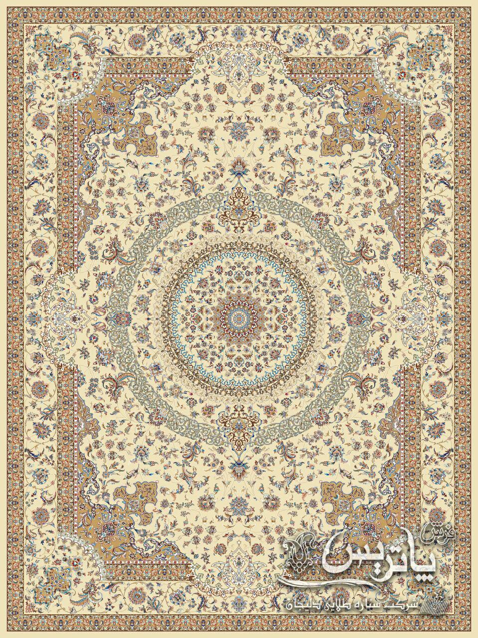 آبنوس کرم/دنیای فرش/فرش ایرانی/فرش ماشینی/donyayfarsh