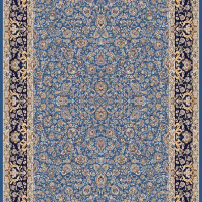 درنا آبی/دنیای فرش/فرش ایرانی/فرش ماشینی/donyayfarsh