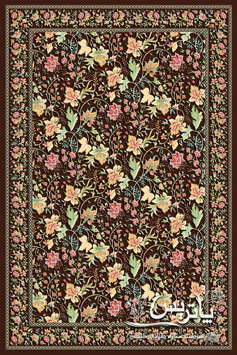 زنبق/دنیای فرش/فرش ایرانی/فرش ماشینی/donyayfarsh
