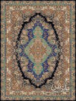 سارینا مشکی/دنیای فرش/فرش ایرانی/فرش ماشینی/donyayfarsh