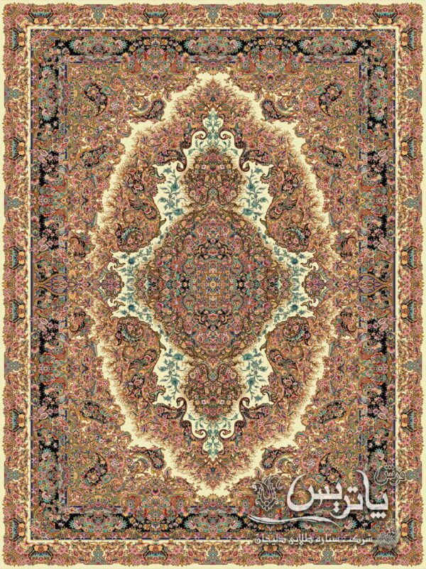 سارینا کرم/دنیای فرش/فرش ایرانی/فرش ماشینی/donyayfarsh