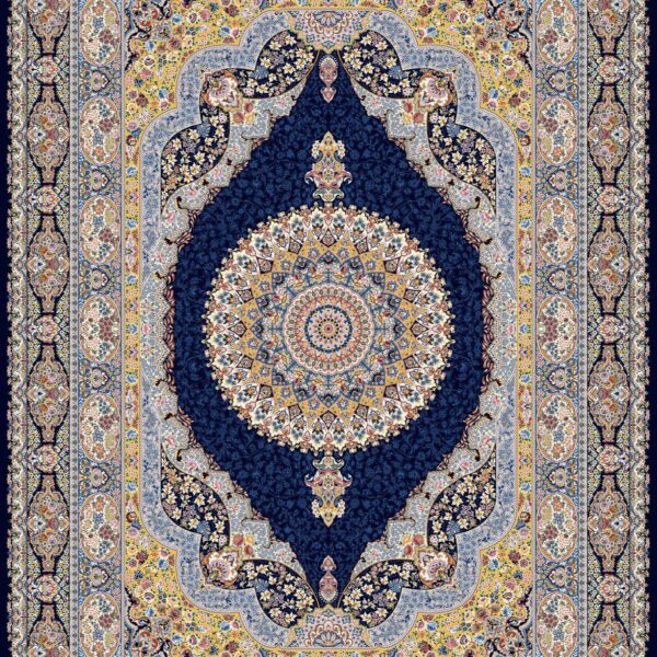 ساز سرمه ای/دنیای فرش/فرش ایرانی/فرش ماشینی/donyayfarsh