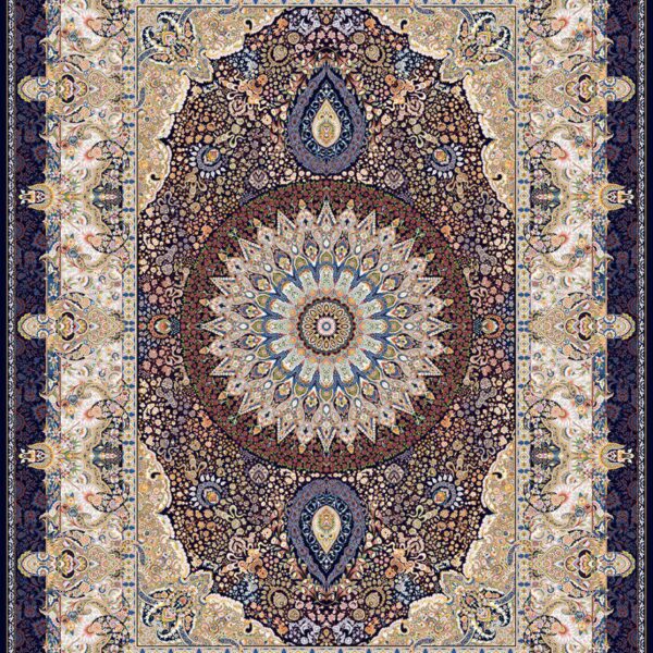 سما سرمه ای/دنیای فرش/فرش ایرانی/فرش ماشینی/donyayfarsh