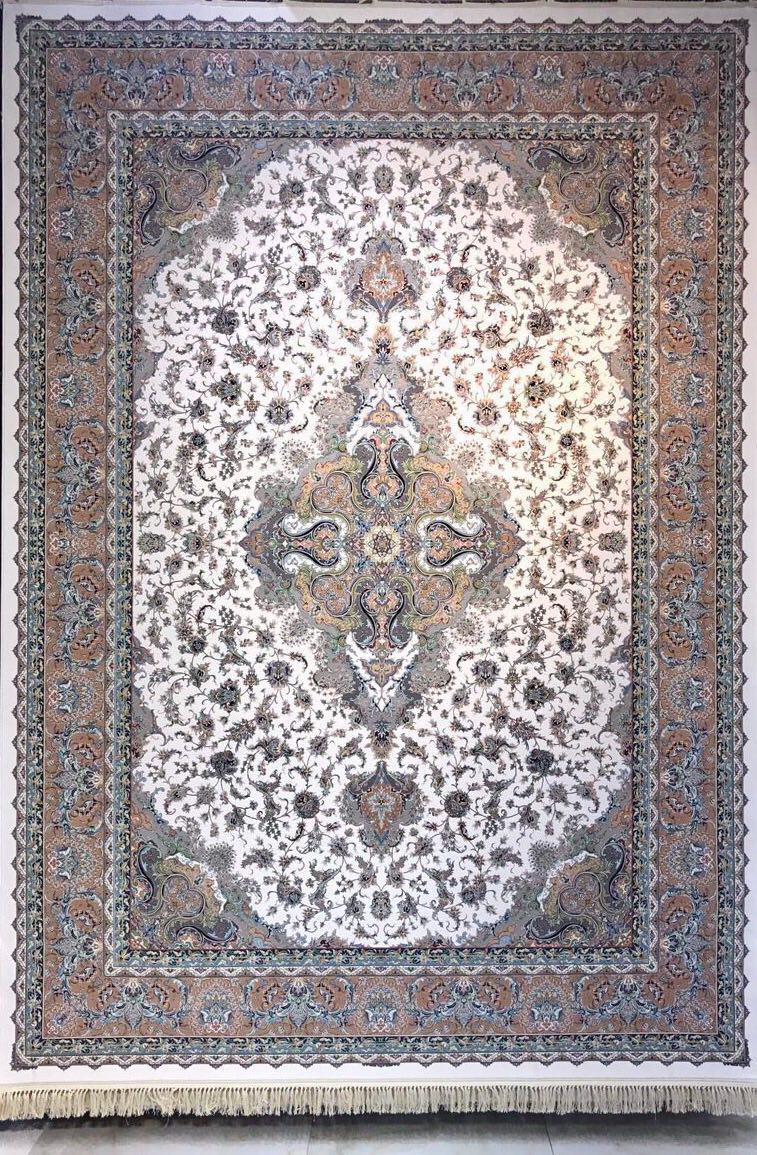 کد 56-کرم/دنیای فرش/فرش ایرانی/فرش ماشینی/donyayfarsh