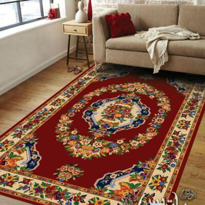 گلاب/دنیای فرش/فرش ایرانی/فرش ماشینی/donyayfarsh