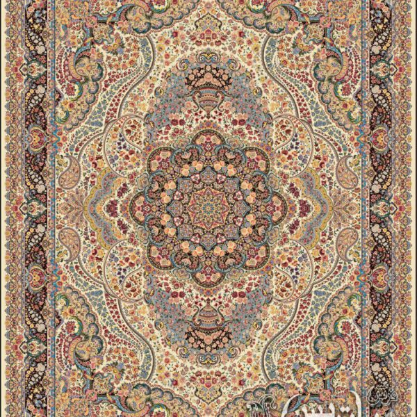 گلشید کرم/دنیای فرش/فرش ایرانی/فرش ماشینی/donyayfarsh