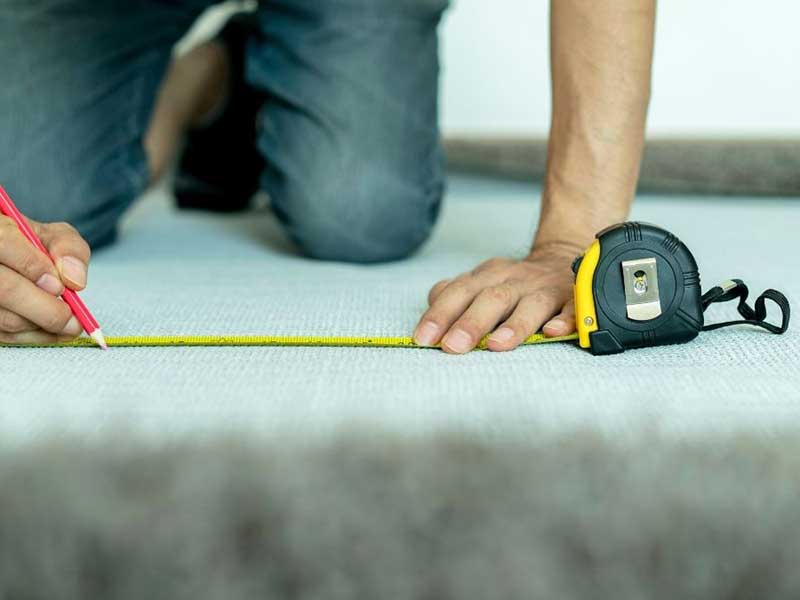 نحوه‌‌ی اندازه‌گیری قسمت‌های مختلف خانه جهت انتخاب فرش مناسب